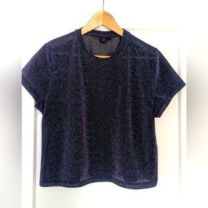 ICÔNE-Simons | sparkly crop top (XL)